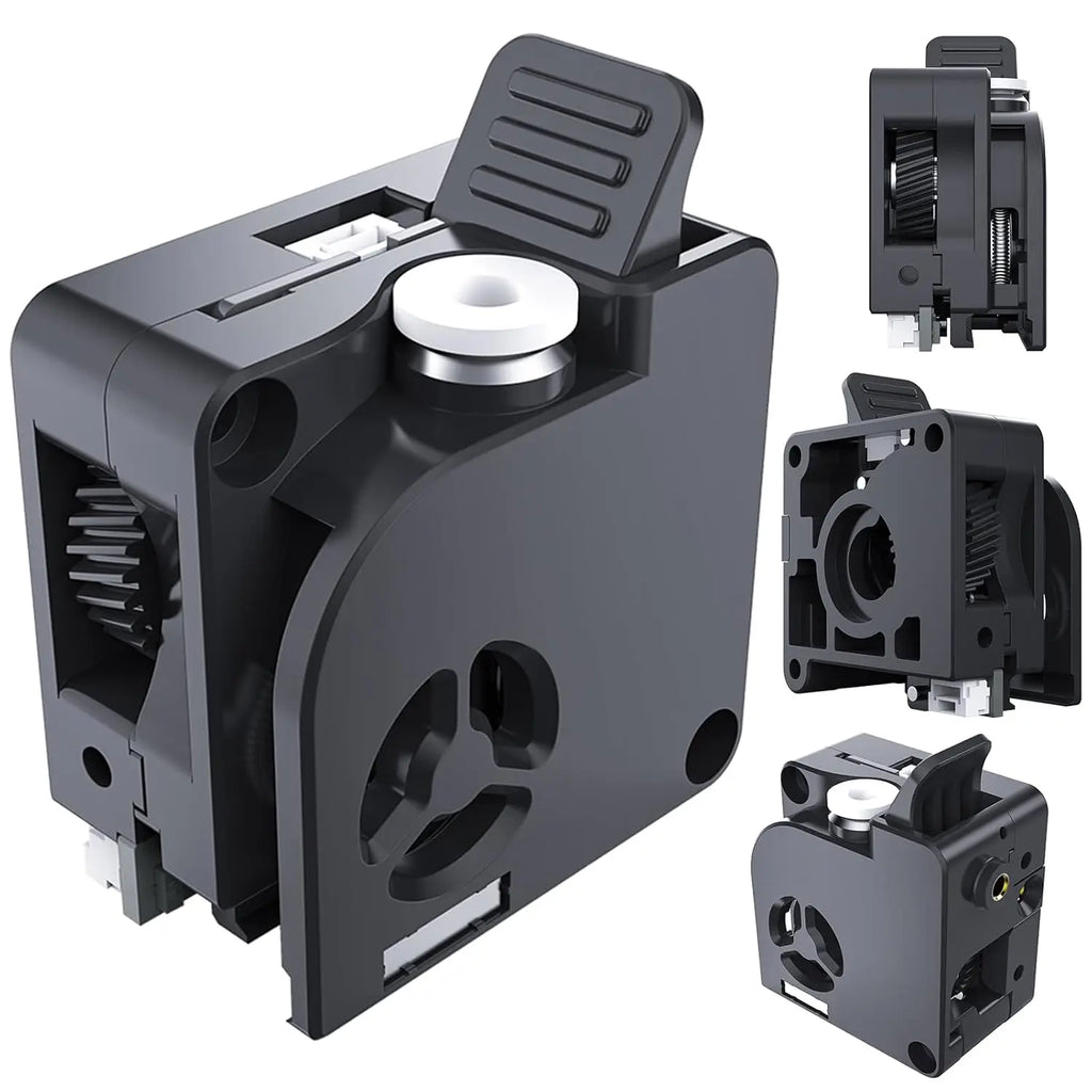 Creality K2 Plus Extruder Kit K2P Extrusionsgetriebe-Ersatz mit Doppelzahnradantrieb für reibungslose Filamentzufuhr, Filamentbrucherkennung