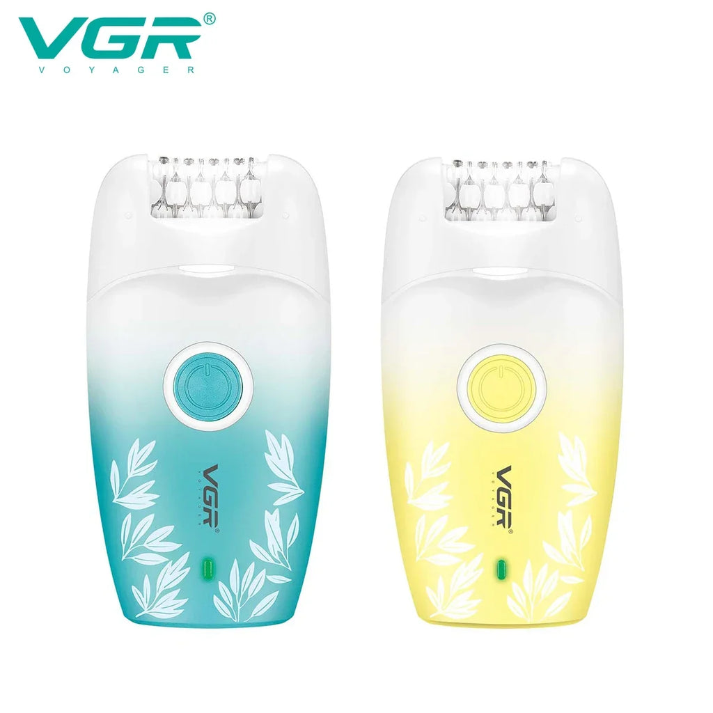 VGR Hair Remover Professional Women Face Hair Removal Bkini Epilator Electric Trimmer Leg Underarm Body Rechargeable  V-738