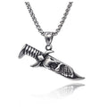 Stainless steel retro eagle hunting necklace titanium steel eagle men's pendant pendant pendant