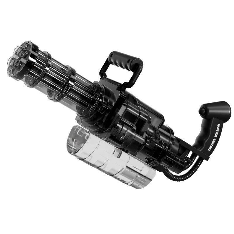 2026 New Rotating Spitfire Gatling Electric Continuous High Pressure Pulse Water Gun with Large Capacity Black Technology Water