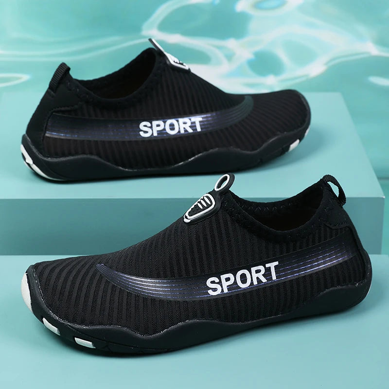 Unisex Indoor Fitness Special Shoes Parent-Child Couple Vacation Beach Swimming Shoes Men Snorkeling Quick Dry Aqua Shoes 37-46#