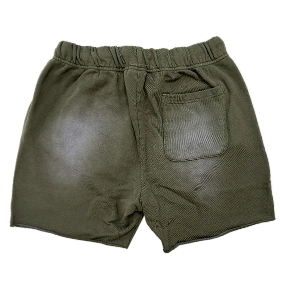 Eyes Patchwork Shorts Men Summer Vintage Shorts Streetwear Sweatshorts Harajuku Retro Shorts