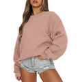 Womens Sweatshirts Oversized Crewneck Y2K Hoodies Fall Fashion 2025 Teen Girls Clothes Cute Winter Pullover Sweater