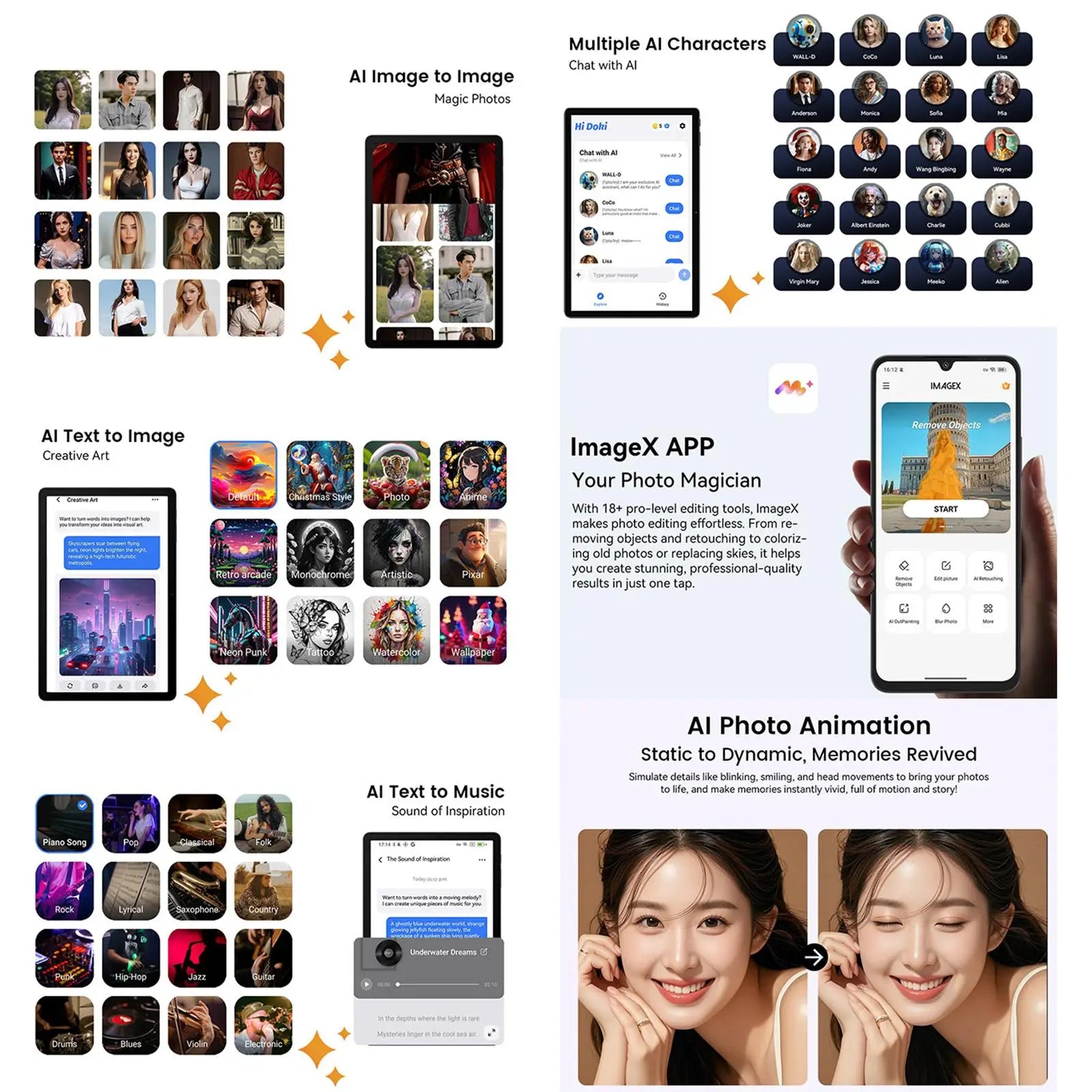 Blackview WAVE 9C Smartphone 4GB+128GB 6.56'' Android 15 Unisoc T603 5000mAh 13MP Camera 4G Cellphone