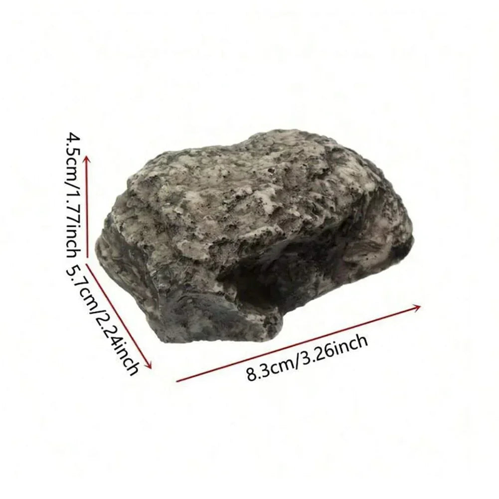 Garden Stone Hide a Spare Key Fake Rock Camouflage Stone Diversion Looks Like Real Stone Safe for Outdoor Yard, Geocaching