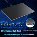 Portable Wired Trackpad Muti-Touch,Touchpad with High Precision USB Touchpad for Windows 10/11 Laptop Notebook PC Computer