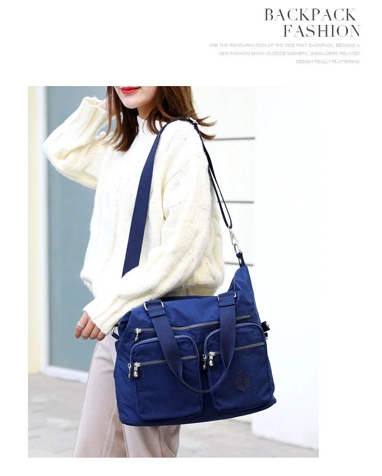 Women's Fashion Top-Handle Bag for Women Big Handbag Nylon Crossbody Bags Waterproof Shoulder bag purses and handbags bolsos sac