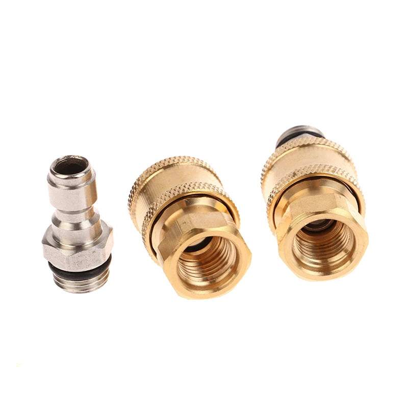 1/4 Inch Quick Connect Socket And Quick Connect With Female M14 For Pressure Washer Water Gun Car Washer Foam Lance Connector