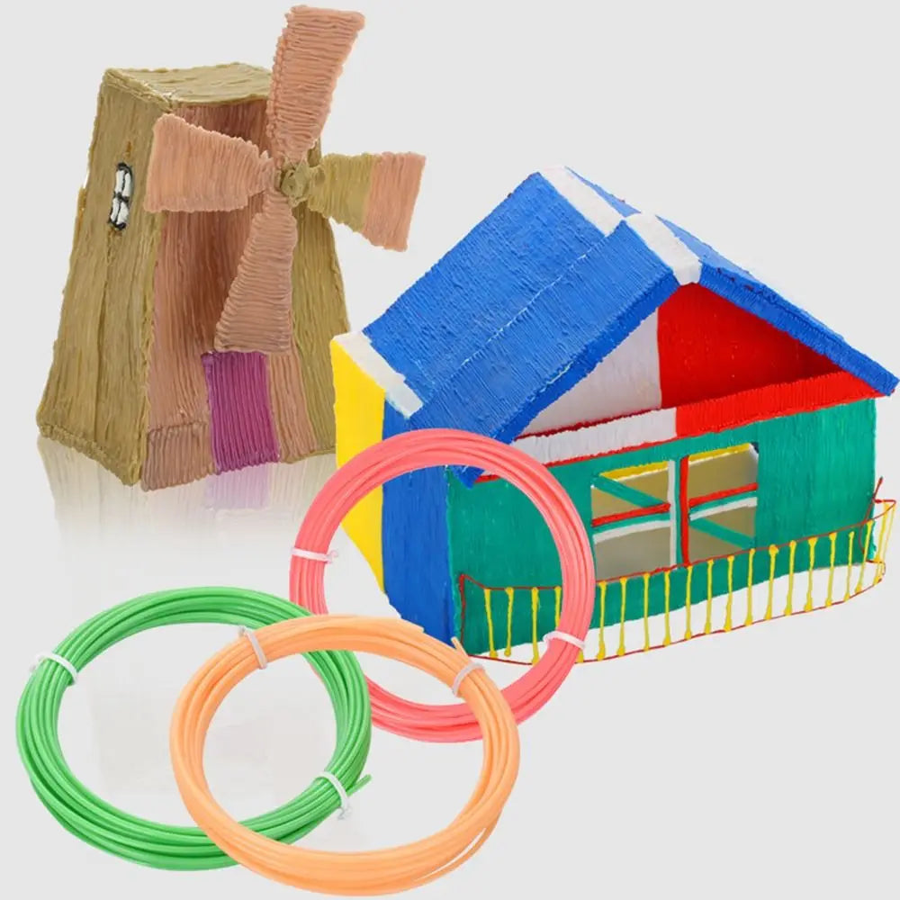 3D Printing Pen Arts Printer Set PLA Filament Drawing Print For Kids Adult Creative Toy Gift 36M PLA Filaments +USB 3D Pens