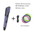 Upgraded 3D Printing Pen 9 Meter Pla Filaments Children S Birthday Christmas and New Year Gifts Three Dimensional Painting Tools