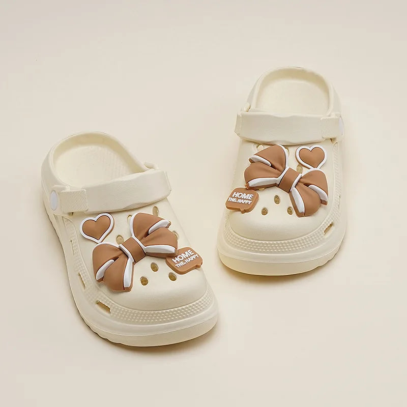 Summer Beach Sandals Unisex Casual Garden Clogs Outdoor Wide Toe Cross Sandals for Ladies Non Slip House Shower Slippers