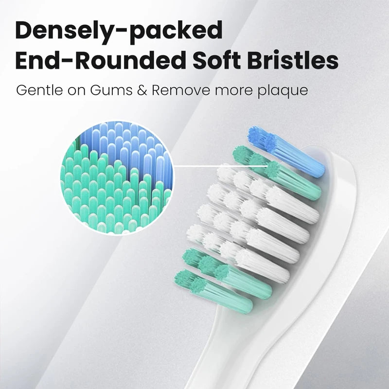 Electric Toothbrush Replacement Heads Cleaning Brush Heads For AquaSonic Black Series Vibe Series Black Series Pro Toothbrush