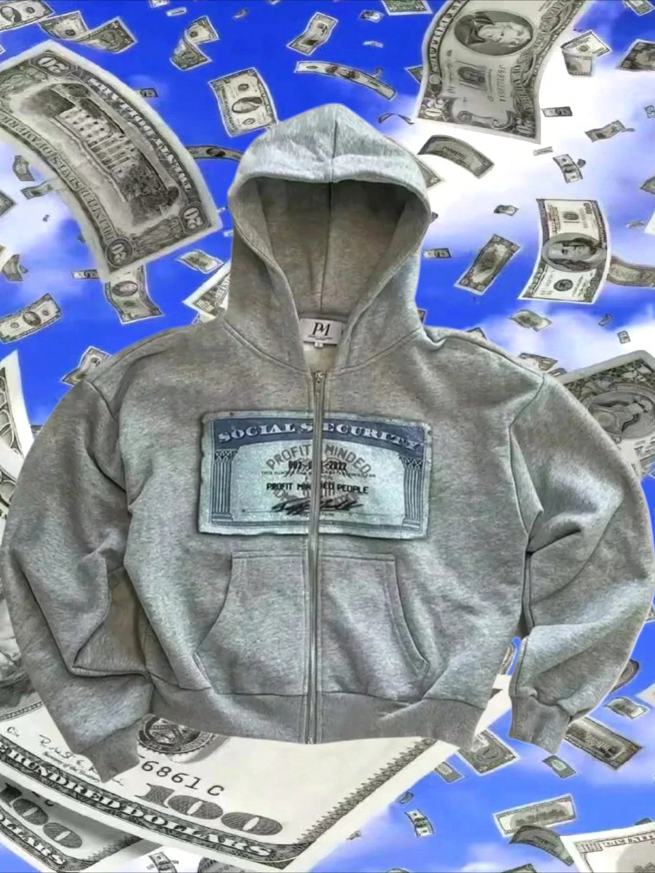 Vintage Grey Fall Jackets for Men Street Hip-hop Style Zip Up Hoodie Y2K Cute Hoodie Jacket Couple Outfit