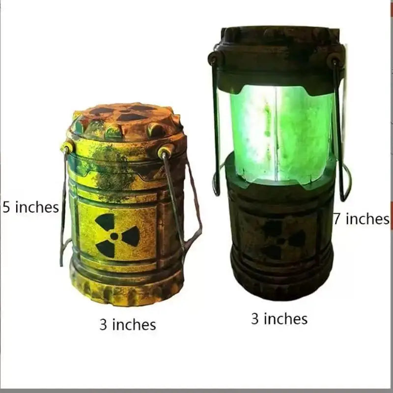 Mini Simulation Nuclear Reactor Lantern Gift Handheld Camping Light Halloween Gift Night Lamp Home Decor Ornaments