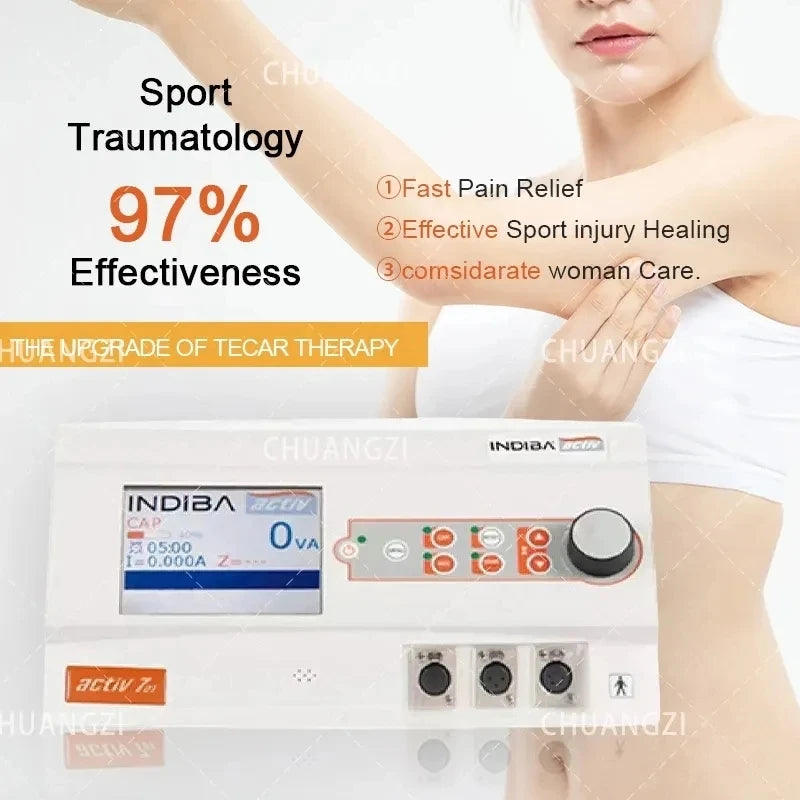 NEW INDIBA Activ 902 RF Diathermy Face Lift Body Sliming Machine Wrinkle Removal Pain Relief Anti-Cellulite Beauty Equipment