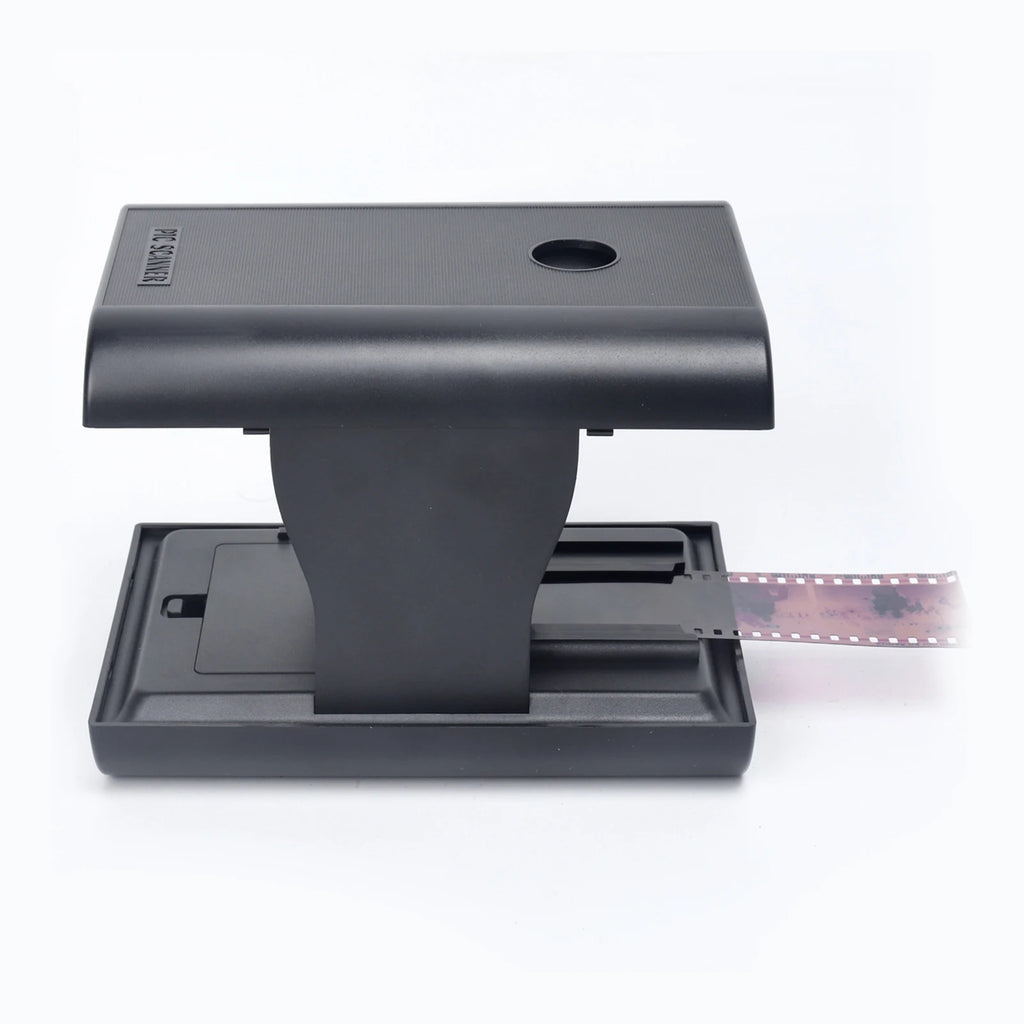 Mobile Film Slide Scanner for 35mm/135mm Negatives and Slides with LED Backlight Free APP Foldable Novelty Scanner Toys Gift