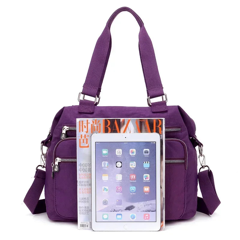 Women's Fashion Top-Handle Bag for Women Big Handbag Nylon Crossbody Bags Waterproof Shoulder bag purses and handbags bolsos sac