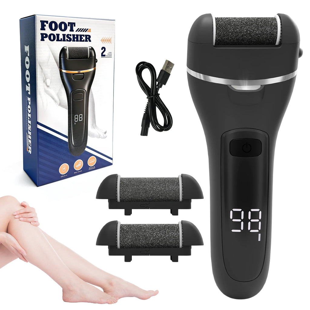 Portable USB Rechargeable Electric Foot Pedicure Tool - Callus Remover Ideal Gift for Girlfriend Mother