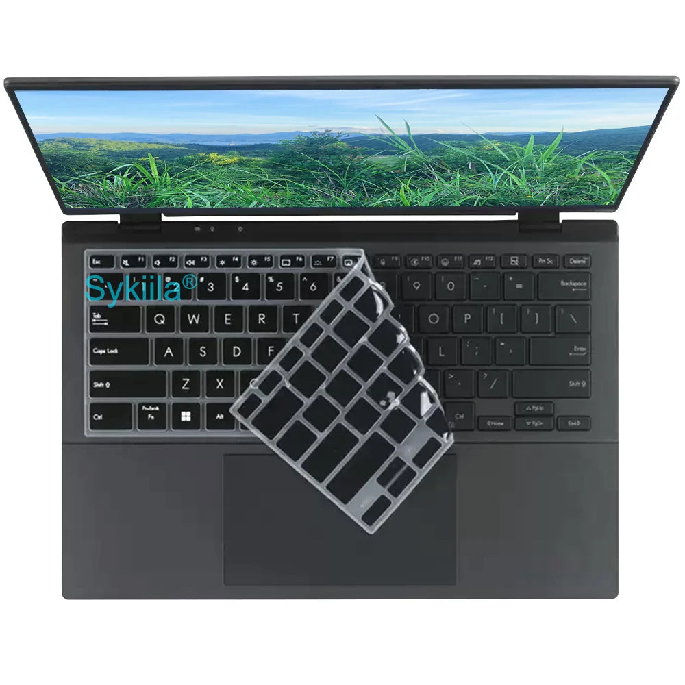 Keyboard Cover for ASUS Zenbook 14 OLED Flip Pro UX3406 UX3405 UX3404 UP3404 UX6404 Q420 UX5401 Silicone Protector Skin Case