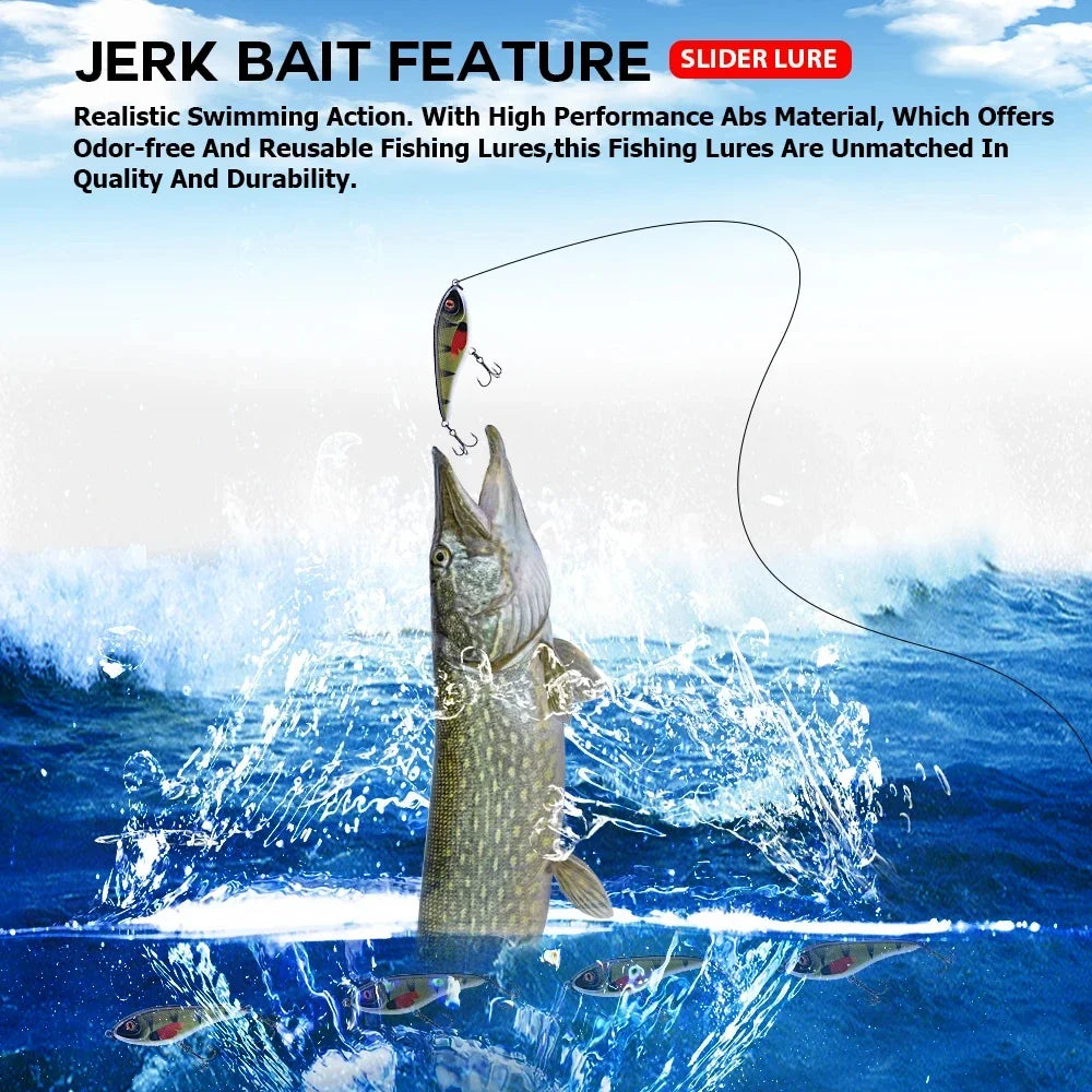 Sound Jerkbaits Rattlin Fishing Lure Sinking Wobblers Pike Artificial Lures For Fishing Tackle Lure Pesca Westin Musky jerkbait