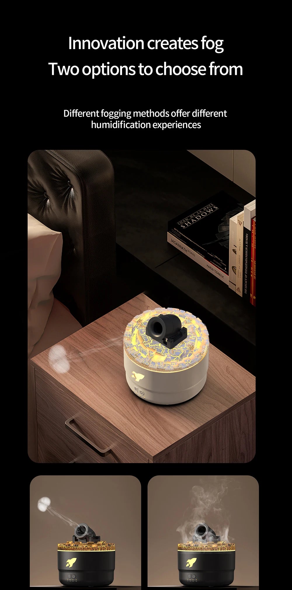 Cannon Blast Aroma Humidifier Essential Oil Diffuser Cannon Blast Turret Aromatherapy Humidifier Aroma Diffuser Air Humidifier