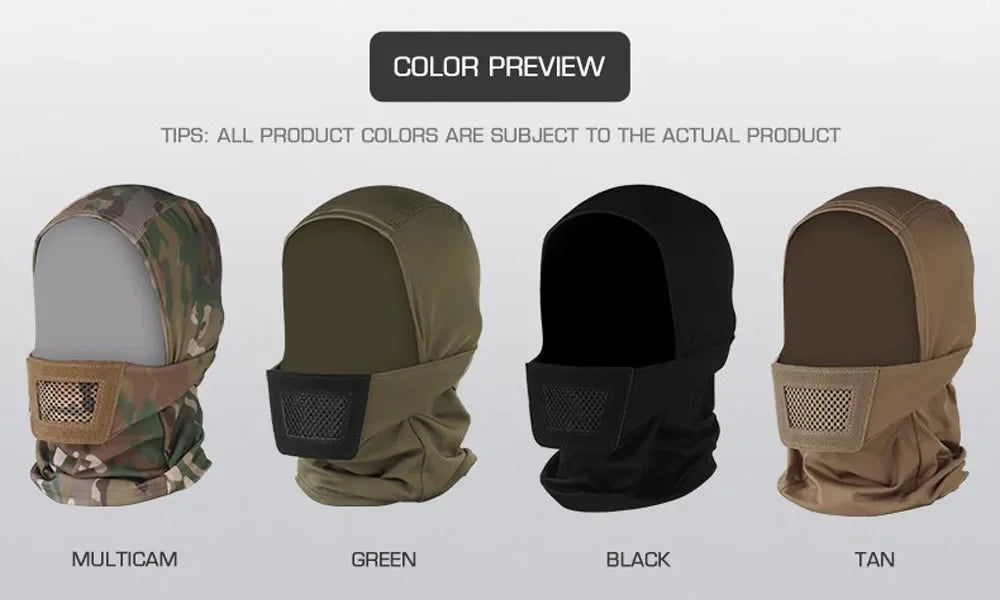 Airsoft Mask for Men Sport Mask Balaclava Headgear Full Face Protection Knight Headwear for Paintball Hunting Sport Cycling