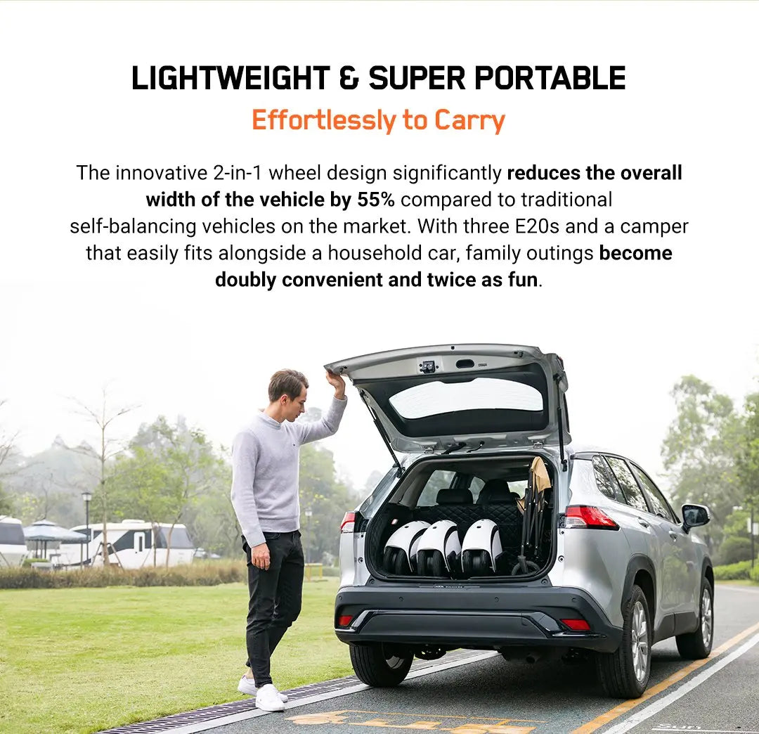 Original INMOTION E20 Electric Unicycle Motor 900W Battery 54.6V Top Speed 20km/h Range 30km Bluetooth Speaker 14inch EUC Wheel