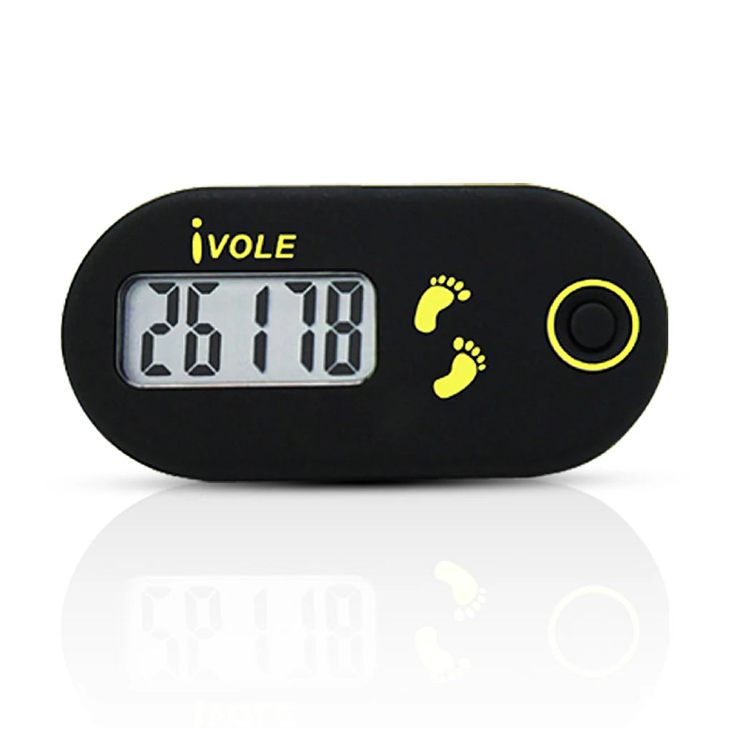Ivole Digital Step Pedometer Walking Running Counter LCD Display Fitness Gym Practice Counting Tools Accessories