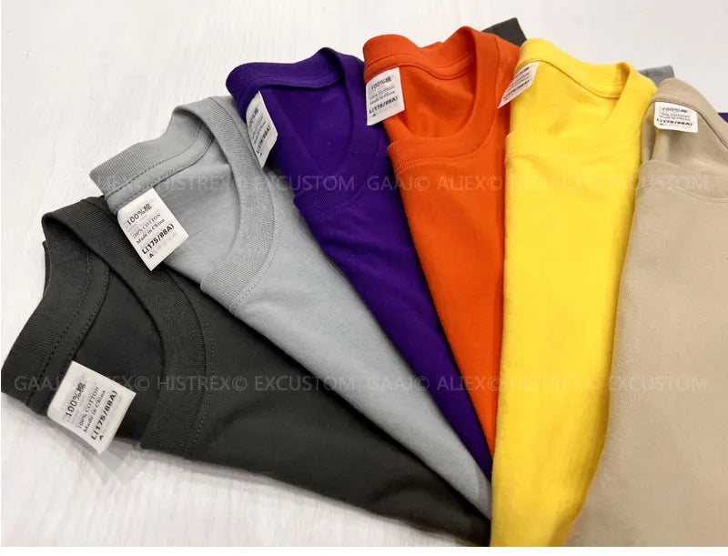 Custom Embroidery T Shirt Premium 100% Cotton T shirt Diy Your Own Design Brand Company Team Pet Animal Logo Men Women Tee Tops