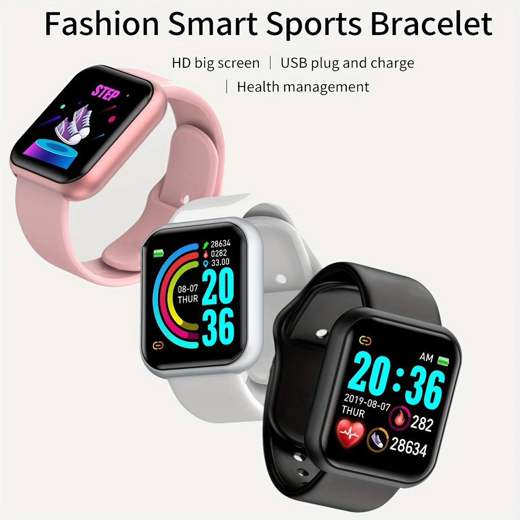 Slimhorlosie Vir Mans Vroue Polshorlosie Bluetooth Koppel Telefoon Musiekspeler Fiksheid Sport Armband Gesondheidsmonitor Digitale Horlosies