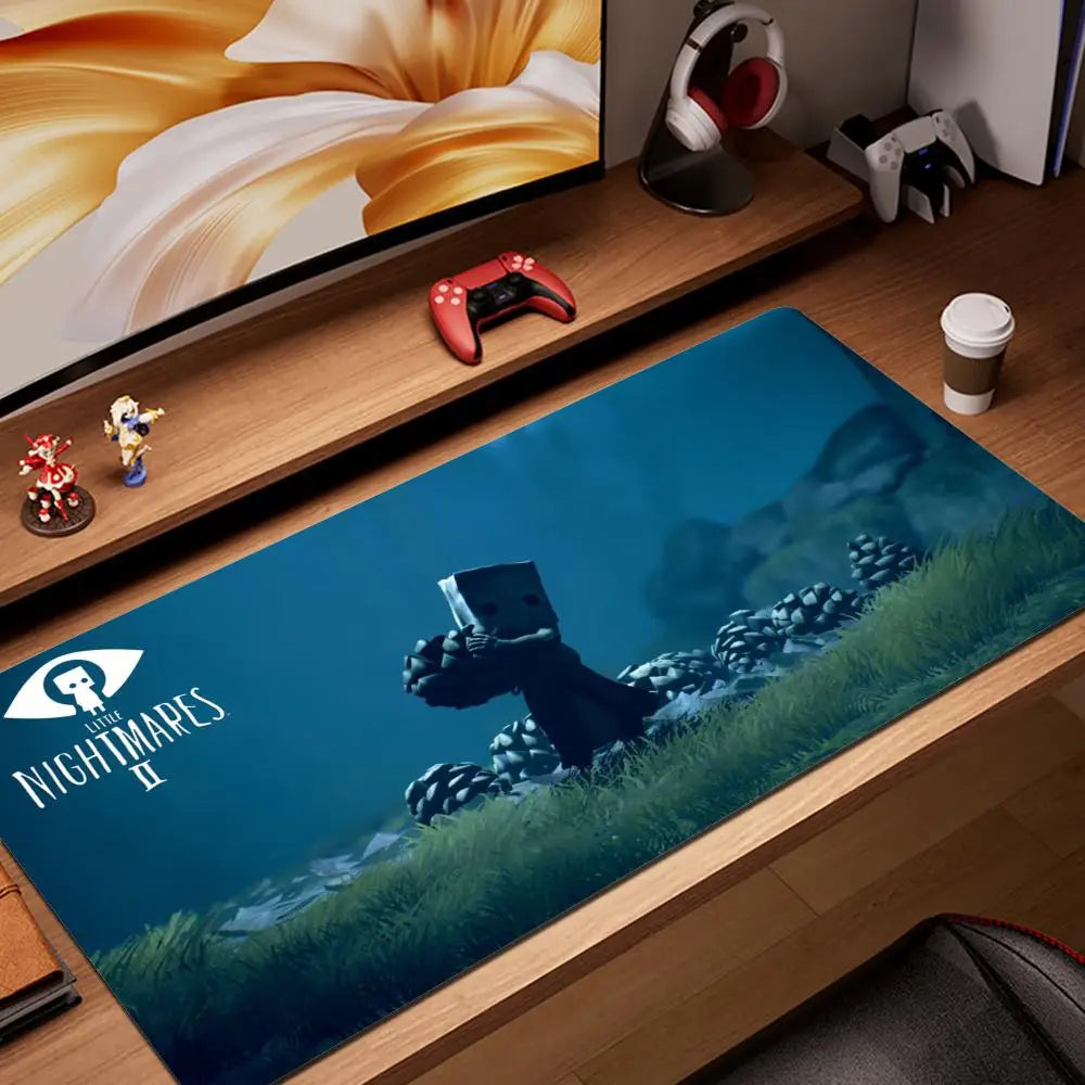 Xxl Mouse Pad Gamer Little Nightmares Pc Cabinet Games Desk Mat Mousepad Anime Computer Desks Office Accessories Keyboard Gaming