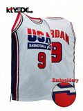 Men's Navy Blue Sleeveless Basketball-Style Jersey, Embroidered Number 7, Loose Fit Crew Neck