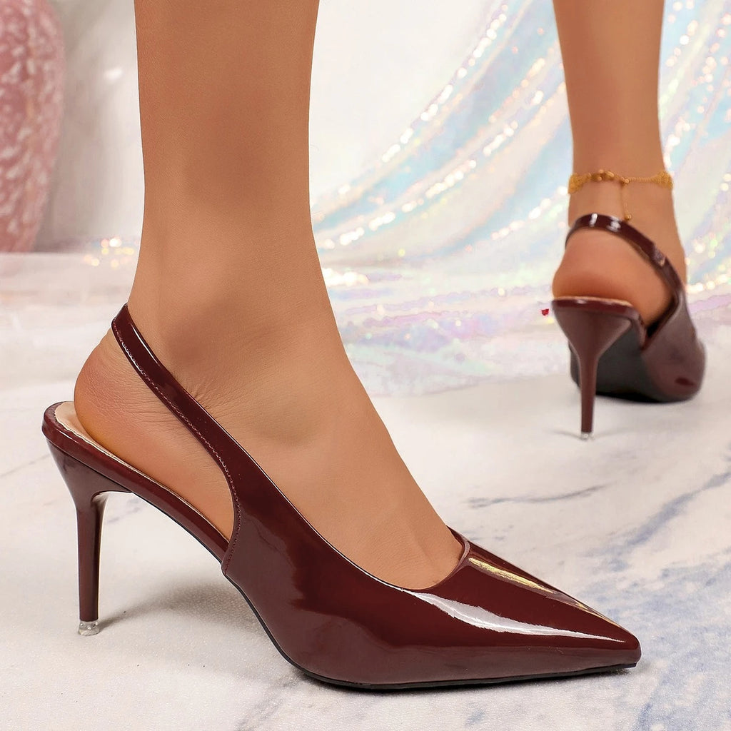 Summer Elegant Pointed Sexy Party High-heeled Sandals Fashionable Best Selling New Comfortable Plus Size Women's Shoes