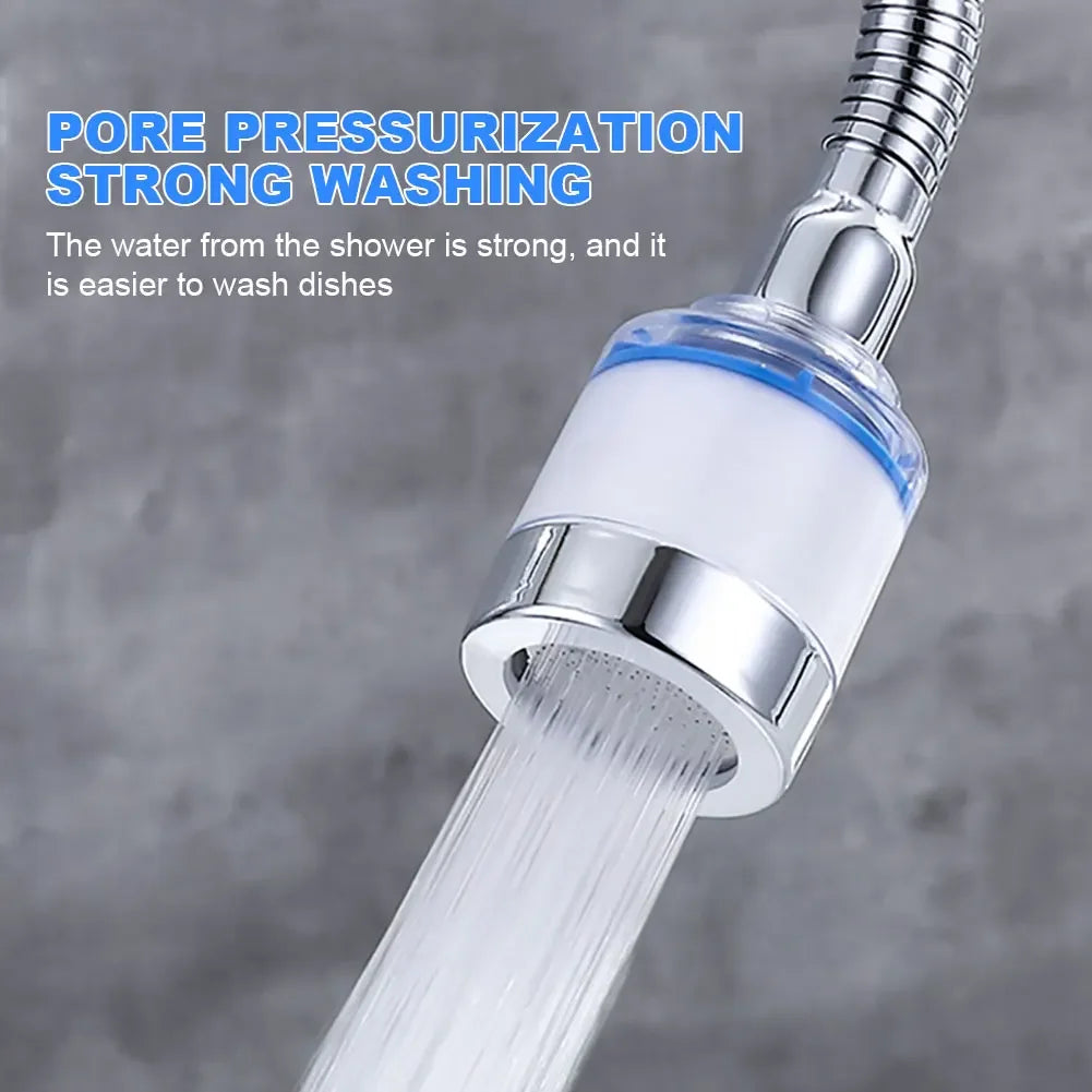 360 Degree Rotating Faucet Filters Bubbler Mount Anti-splash for Household Kitchen Bathroom Faucet Water Clean Filter Purifier