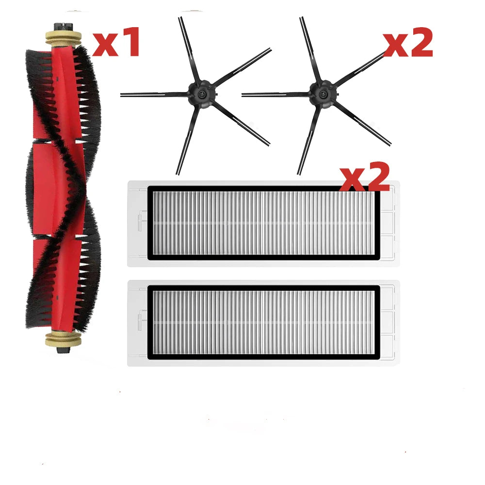Brush Mops Hepa Filters for Roborock S5 S50 S502 S55 S6 S6 Pure E4 for Robot 1S SDJQR01RR Vacuum Cleaner Accessories