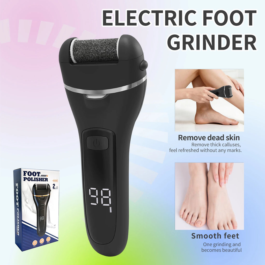 Portable USB Rechargeable Electric Foot Pedicure Tool - Callus Remover Ideal Gift for Girlfriend Mother
