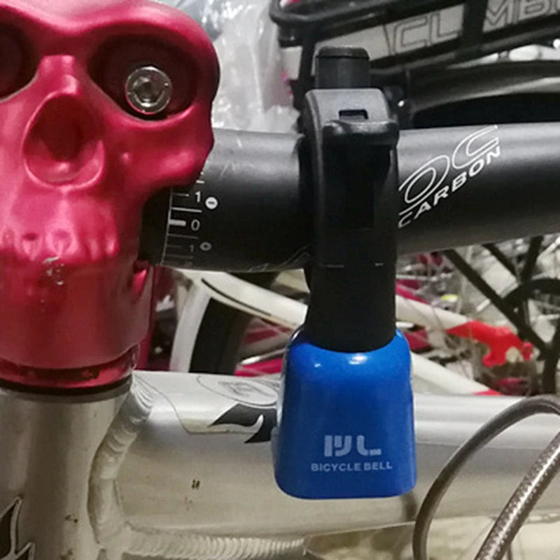 A43I shanmashi Outdoor Bicycle Bell Creative Bike Bull Head Bell Horn Bicycle Accessories for Mountain Balance Bike Black