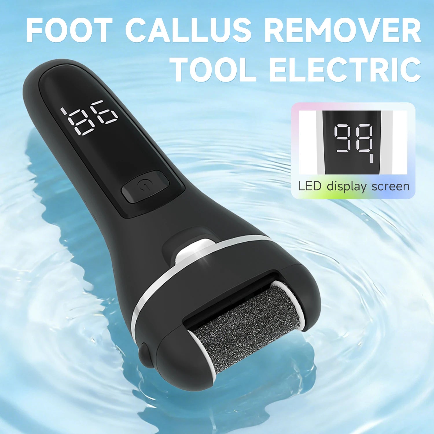 Portable USB Rechargeable Electric Foot Pedicure Tool - Callus Remover Ideal Gift for Girlfriend Mother