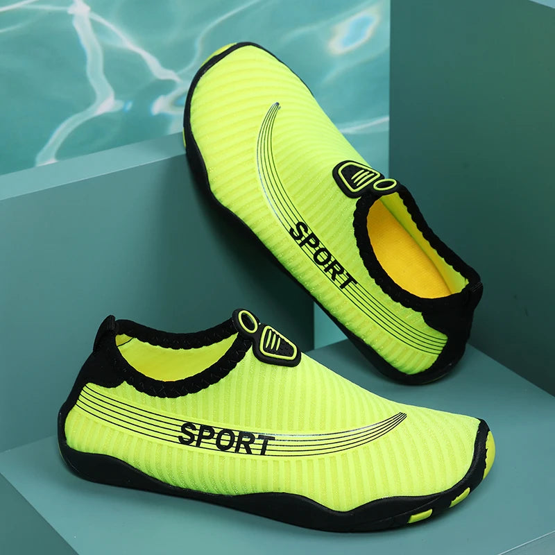 Unisex Indoor Fitness Special Shoes Parent-Child Couple Vacation Beach Swimming Shoes Men Snorkeling Quick Dry Aqua Shoes 37-46#