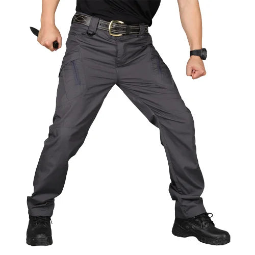 Tactical Cargo Pants Men Outdoor Waterproof SWAT Combat Military Camouflage Trousers Casual Multi Pocket Male Work Joggers