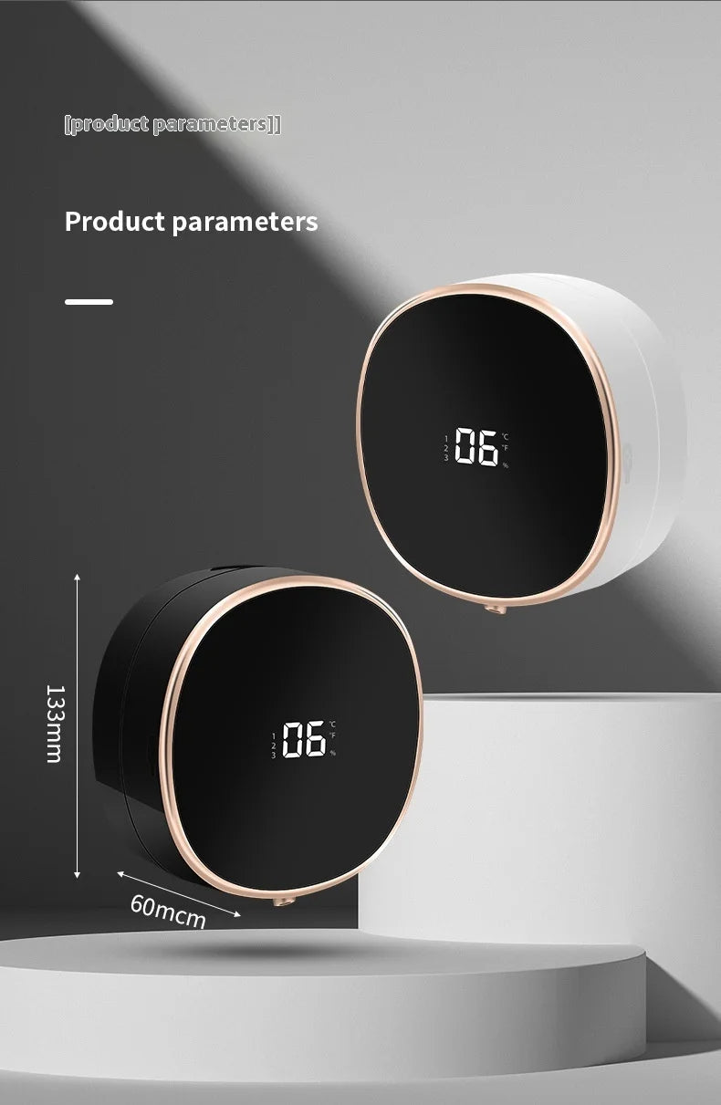 Automatic Rechargeable Electric Wall Mount Auto Dish Liquid Soap Dispenser Sensor Foaming Smart Touchless for Kitchen Bathroom