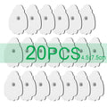 10/20pcs Electrode Pads EMS Muscle Stimulator TENS Pulse Massager Replacement Patch Self Adhesive Reusable Electrode Pads