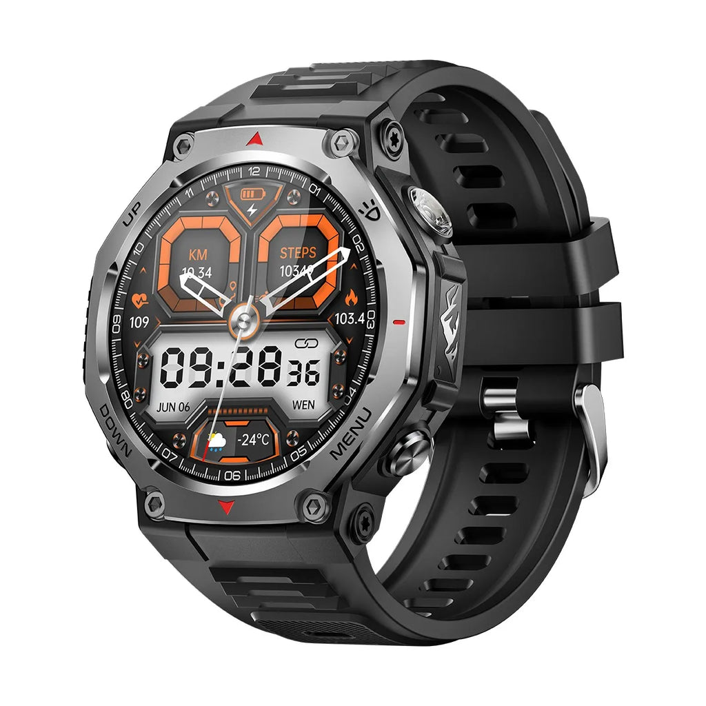 Smartwatch for iPhone Andriod,wireless call dialing,sports mode,incoming call and message push,fitness tracker,health monitoring