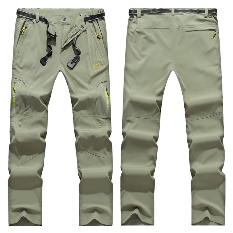 XL-5XL Lightweight Thin Summer Pants for Men Sweatpants Stretch Quick Dry Trousers Men Hiking Camping Men's Pants Joggers Summer