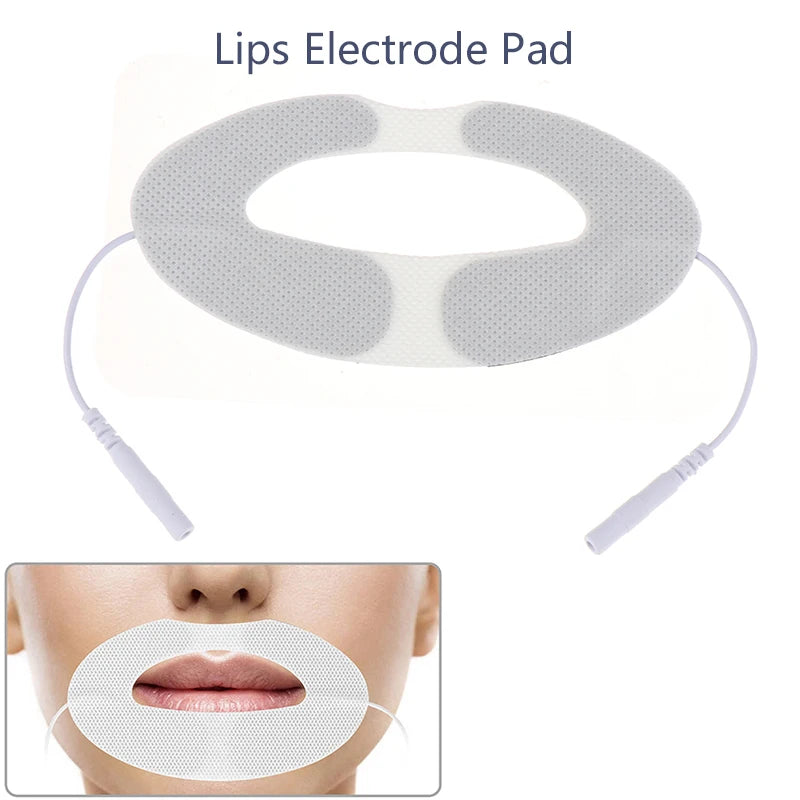 1PCS Lips Electrode Pad For Massager Non Woven Fabric Replacement Patch Accessory Pulse