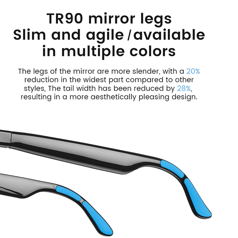 Audio-Brille mit hochwertigem Design, elektrochrome Gläser, Anrufannahme, Musikwiedergabe, magnetisches Laden, Farbwechsel per Touch, Smartglasses