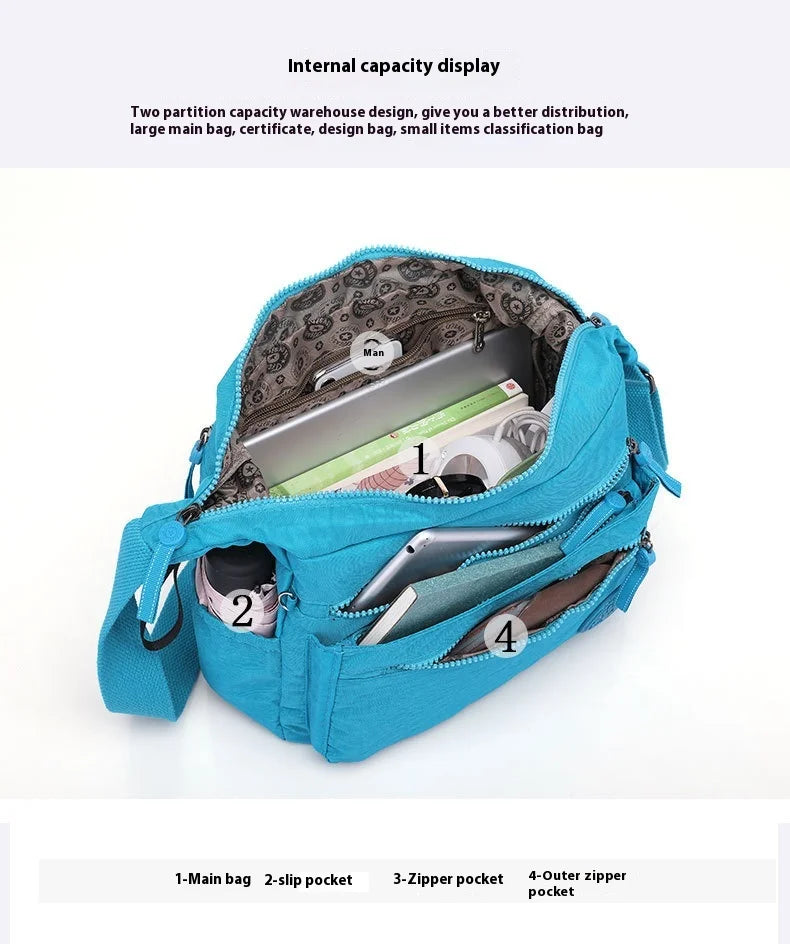 TEGAOTE Nylon Women Messenger Bags Small Purse Shoulder Bag Female Crossbody Bags Handbags High Quality Bolsa Tote