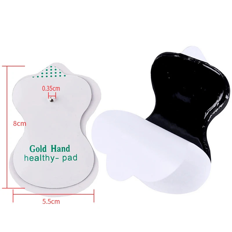 Electrostimulation Patches Tens Electrode Pads  for EMS Muscle Stimulator Electric Massager Replacement Conductive Gel Sticker