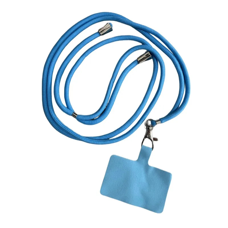 Multi Colored Phone Lanyard Adjustable Hanging Neck Rope Metal Buckle Card Phone Case Universal Without Hindering Phone Charging