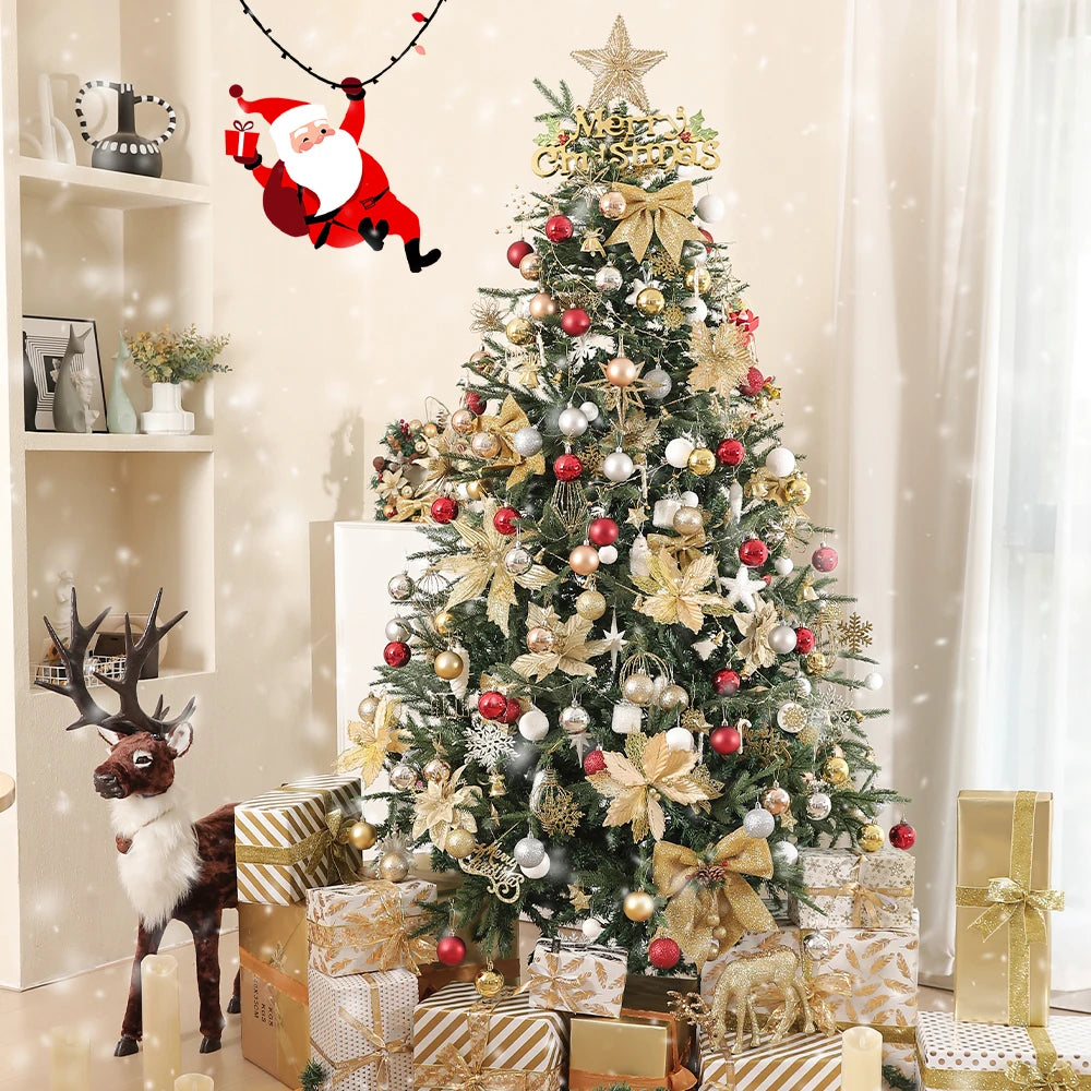 24Pcs/Box 3-4cm Christmas Balls Christmas Tree Ornament Ball Xmas Hanging Tree Pendant Home Party Decor New Year Gifts